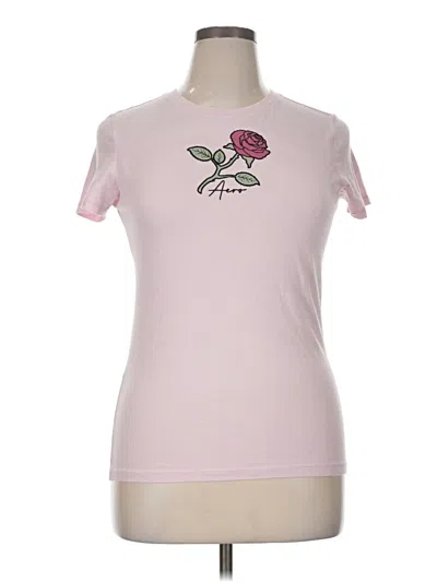Pre-owned Aéropostale Short Sleeve T-shirt In Pink