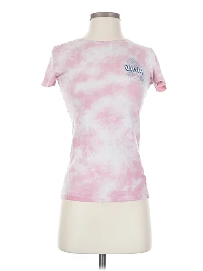 Pre-owned Aéropostale Short Sleeve T-shirt In Pink