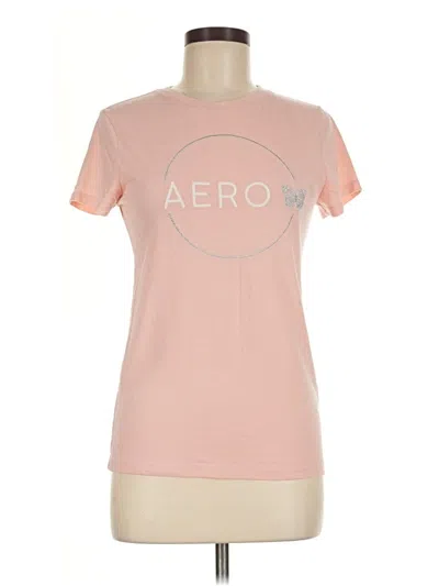 Pre-owned Aéropostale Short Sleeve T-shirt In Pink