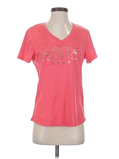 Pre-owned Aéropostale Short Sleeve T-shirt In Pink