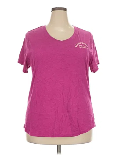 Pre-owned Aéropostale Short Sleeve T-shirt In Pink