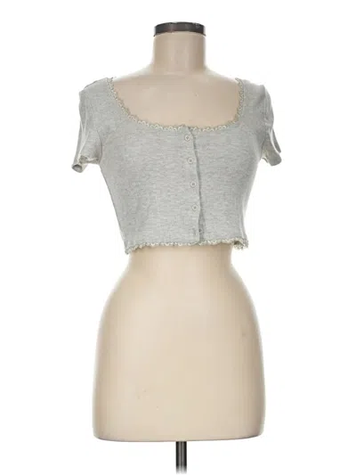Pre-owned Aéropostale Short Sleeve T-shirt In Silver