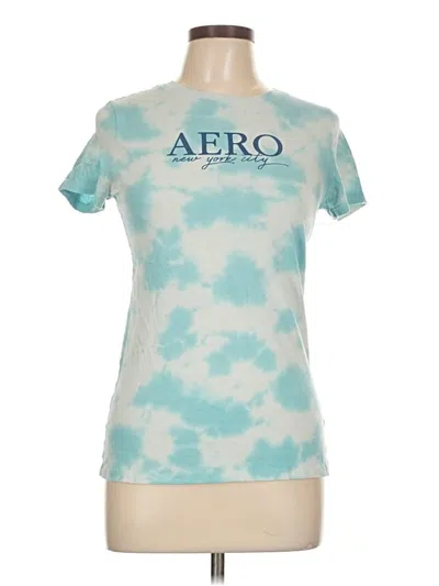 Pre-owned Aéropostale Short Sleeve T-shirt In Teal