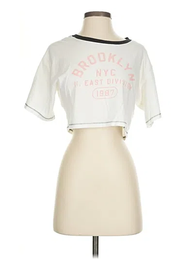 Pre-owned Aéropostale Short Sleeve T-shirt In White