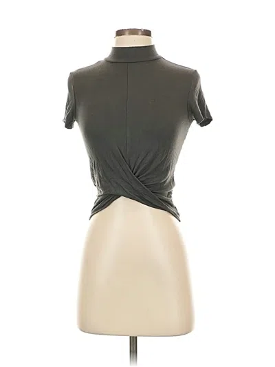 Pre-owned Aéropostale Short Sleeve Turtleneck In Gray