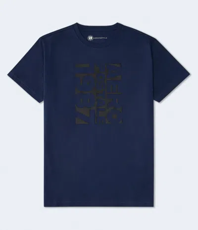 Aéropostale Sideways Box Logo Graphic Tee In Multi