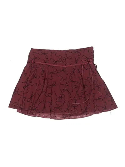 Pre-owned Aéropostale Skort In Burgundy