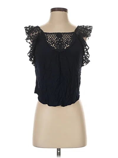 Pre-owned Aéropostale Sleeveless Blouse In Black