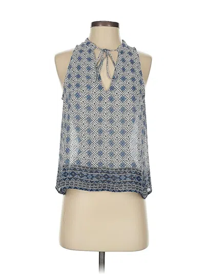 Pre-owned Aéropostale Sleeveless Blouse In Blue