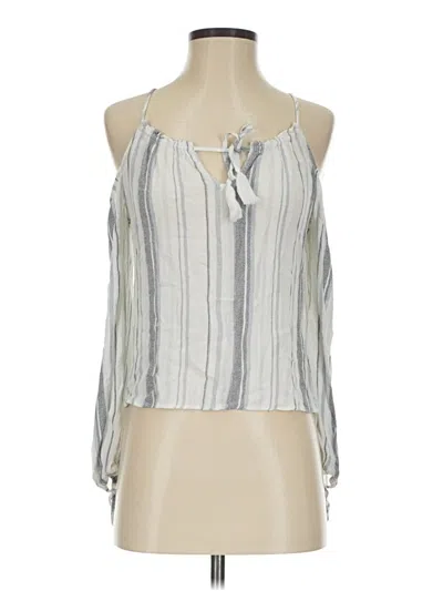 Pre-owned Aéropostale Sleeveless Blouse In Gray