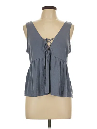 Pre-owned Aéropostale Sleeveless Blouse In Gray