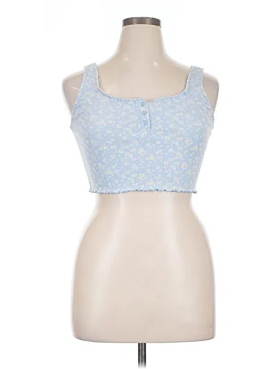 Pre-owned Aéropostale Sleeveless Top Blue Sweetheart Neckline Tops
