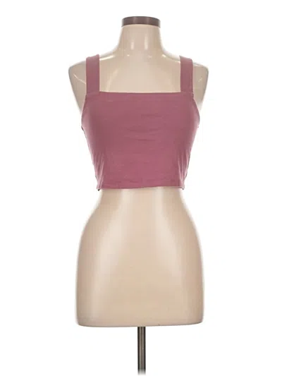 Pre-owned Aéropostale Sleeveless Top Burgundy Halter Neckline Tops