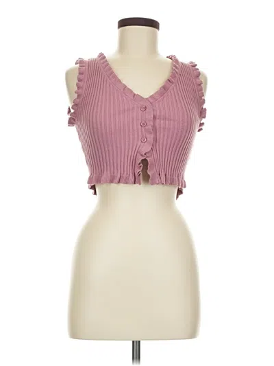 Pre-owned Aéropostale Sleeveless Top Pink Sweetheart Neckline Tops