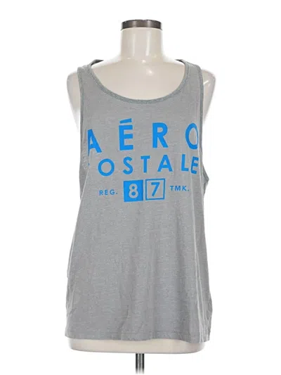 Pre-owned Aéropostale Sleeveless T-shirt In Gray