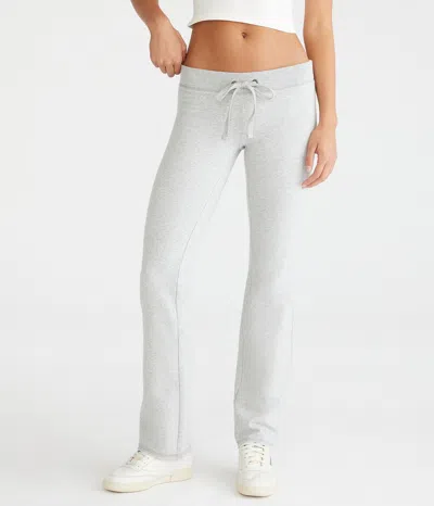 Aéropostale Solid Fit & Flare Sweatpants In White
