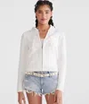 Aéropostale Solid Full-zip Hooded Sweater In Multi