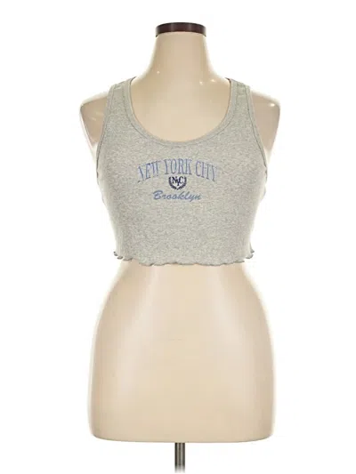 Pre-owned Aéropostale Sports Bra In Silver