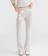 Aéropostale Stars Cozy Sweater Flare Leg Pants In Gray
