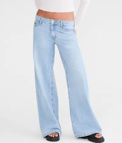 Aéropostale Super Baggy Lightweight Luxe Jean In Blue