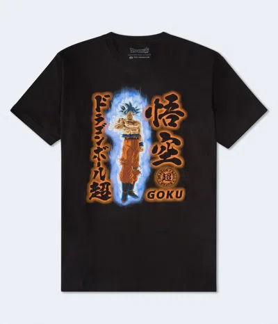 Aéropostale Super Dragon Ball Goku Relaxed Graphic Tee In Black