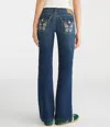 Aéropostale Super Low-rise Flare Butterfly Pocket Jean