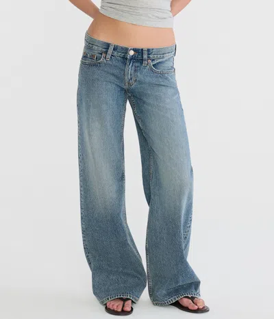 Aéropostale Super Low-rise Baggy Wide Leg Jean In Multi
