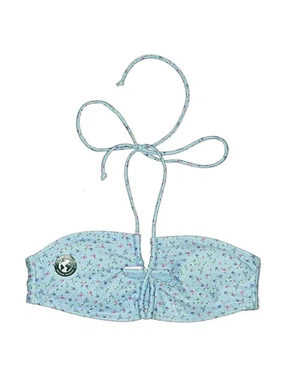 Aéropostale Swimsuit Top Blue Paisley Pattern Swimwear