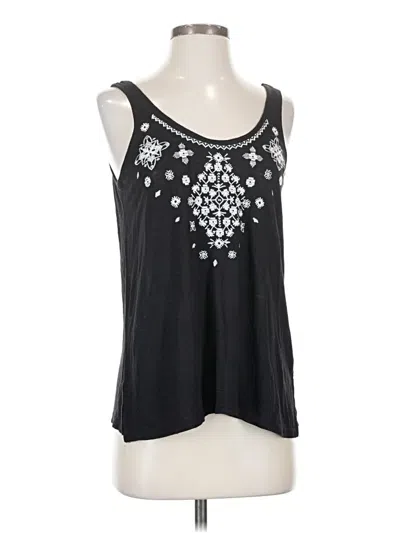 Pre-owned Aéropostale Tank Top Black Halter Neckline Tops