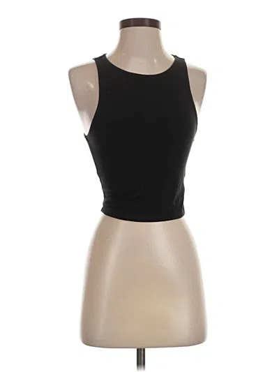 Pre-owned Aéropostale Tank Top Black Halter Neckline Tops