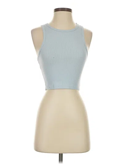 Pre-owned Aéropostale Tank Top Blue Halter Neckline Tops