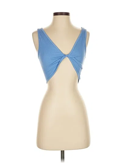 Pre-owned Aéropostale Tank Top Blue Strapless Neckline Tops