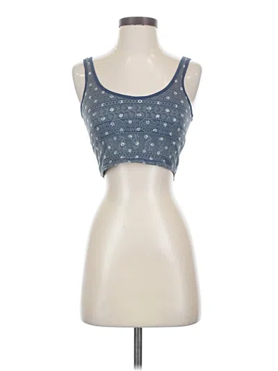 Pre-owned Aéropostale Tank Top Blue Strapless Neckline Tops