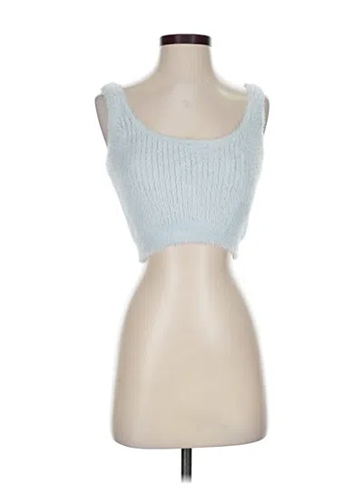 Pre-owned Aéropostale Tank Top Blue Strapless Neckline Tops