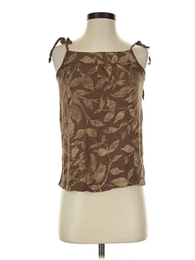 Pre-owned Aéropostale Tank Top Brown Strapless Neckline Tops
