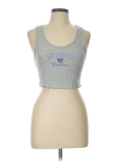 Pre-owned Aéropostale Tank Top Gray Strapless Neckline Tops