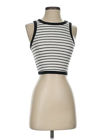 Pre-owned Aéropostale Tank Top Ivory Strapless Neckline Tops In White