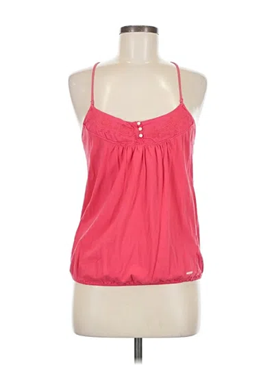 Pre-owned Aéropostale Tank Top Pink Halter Neckline Tops