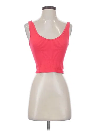 Pre-owned Aéropostale Tank Top Pink Strapless Neckline Tops