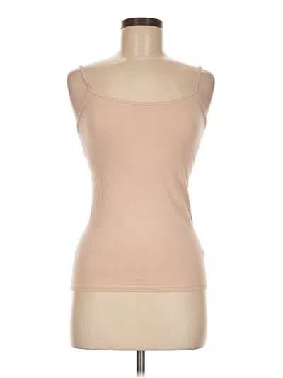 Pre-owned Aéropostale Tank Top Tan Strapless Neckline Tops In Brown