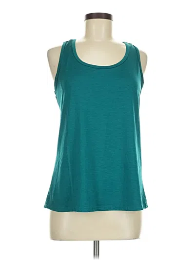 Pre-owned Aéropostale Tank Top Teal Halter Neckline Tops