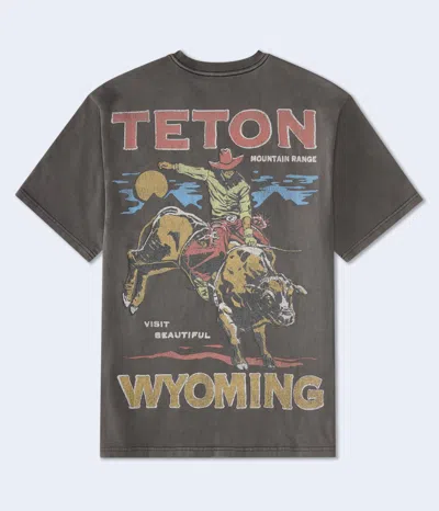 Aéropostale Teton Wyoming Cowboy Graphic Tee