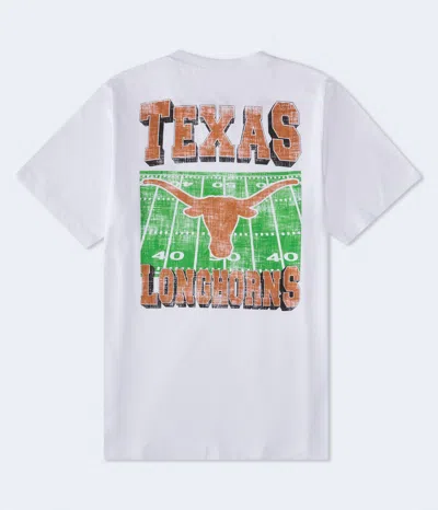 Aéropostale Texas Longhorns Relaxed Graphic Tee In White