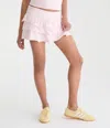 Aéropostale Thin Stripe Knit Ruffle Skort In Multi