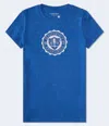 Aéropostale Butterfly Flocked Graphic Tee In Blue