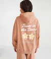 Aéropostale Trust In The Stars Oversized Pullover Hoodie In Neutral