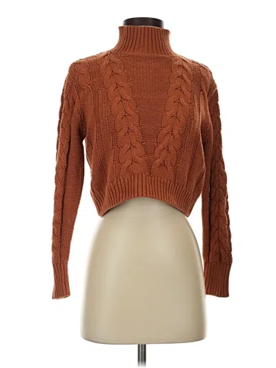 Pre-owned Aéropostale Turtleneck Sweater In Brown