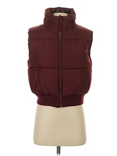 Pre-owned Aéropostale Vest In Burgundy