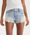 Aéropostale Vintage High-rise Denim Shorty Shorts In Multi