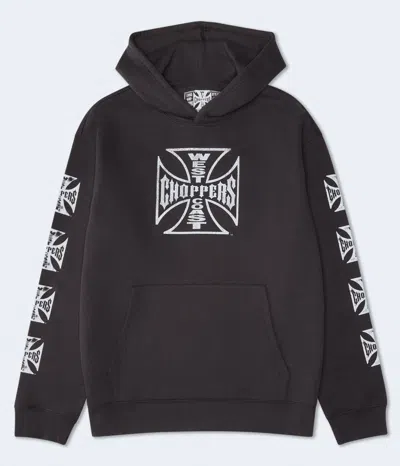 Aéropostale West Coast Choppers Pullover Hoodie In Black